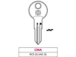 Silca CHIAVE OTTONE RC5 (G....