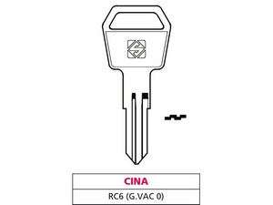 Silca CHIAVE OTTONE RC6 (G....